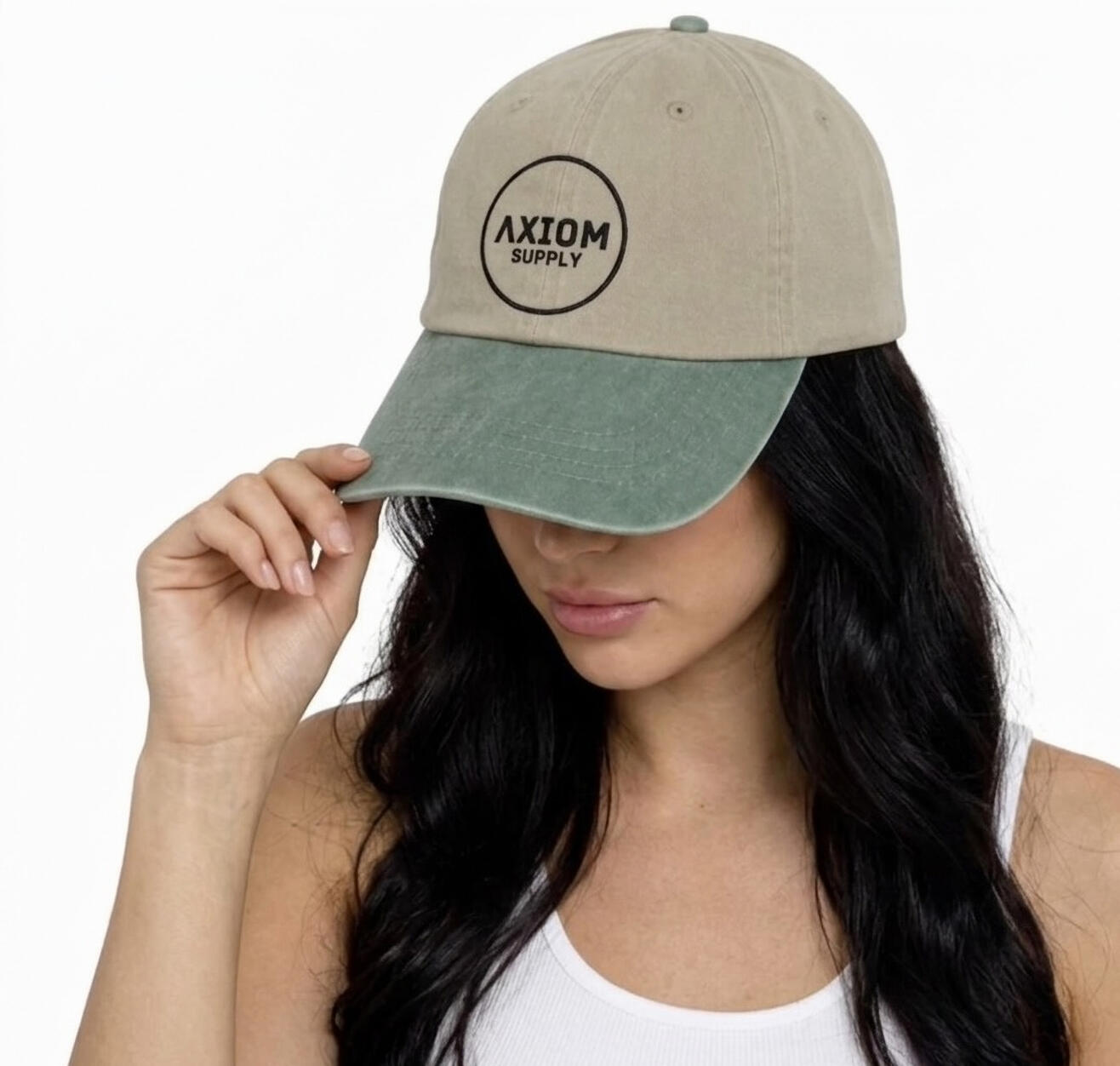 Axiom Supply flock dad cap Axiom Supply flock dad cap
